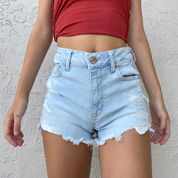 ❗️SOLD❗️American Eagle High Waisted Denim Jean Shorts - Picture 6 of 14